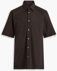 Maison Margiela - Cotton-Poplin Shirt - Lyst