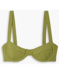 Haight - Gaia Stretch-crepe Underwired Bikini Top - Lyst