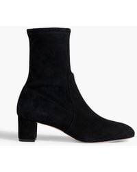 Stuart Weitzman - Sofia 50 Suede Ankle Boots - Lyst