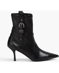 Stuart Weitzman - Maverick 75 ankle boots aus leder mit verzierung - Lyst
