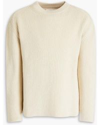 Jil Sander - Ribbed Cotton Sweater - Lyst