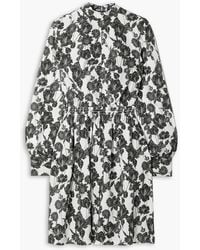 Jason Wu - Floral-print Silk Crepe De Chine Mini Dress - Lyst
