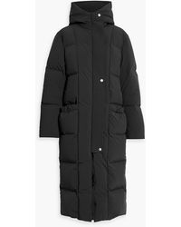 Jil Sander - Quilted Shell Hooded Down Coat - Lyst
