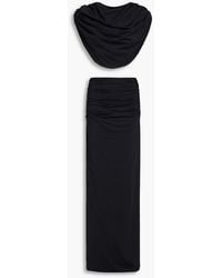 Maygel Coronel - Amarla Draped Stretch-jersey Top And Skirt Set - Lyst