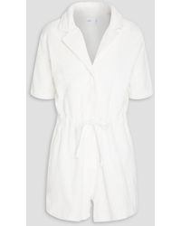 Onia - Cotton-terry Playsuit - Lyst