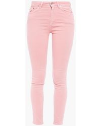 Acne Studios - Cropped Mid-rise Skinny Jeans - Lyst