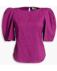 Isabel Marant - Hemp-blend Top - Lyst