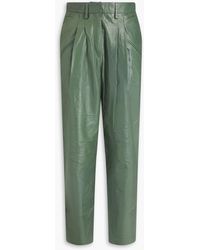 IRO - Tobias Leather Tapered Pants - Lyst
