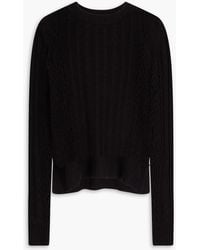 Autumn Cashmere - Cable-knit Cashmere Sweater - Lyst