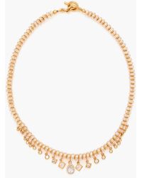 Zimmermann - Gold-tone Crystal Necklace - Lyst