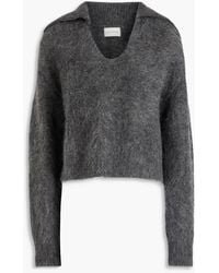 Loulou de Saison - Ambrose Brushed Alpaca-Blend Sweater - Lyst