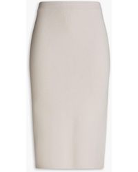 arch4 - Honey Ribbed Cashmere Skirt - Lyst