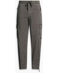 James Perse - Stretch-Cotton Cargo Pants - Lyst