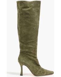STAUD - Cami Suede Knee Boots - Lyst
