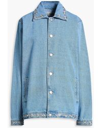 Coperni - Studded Denim Jacket - Lyst