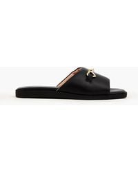 Love Moschino - Pantoletten aus leder mit verzierung - Lyst
