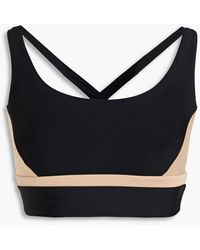The Upside - Play Colour Printed Two-tone Stretch Sports Bra - Lyst