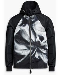 McQueen - Printed Shell Hooded Jacket - Lyst