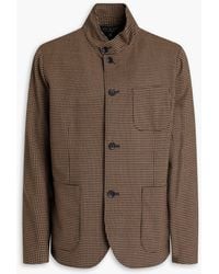 Rag & Bone - Prospect jacke aus twill aus einer wollmischung mit hahnentrittmuster - Lyst