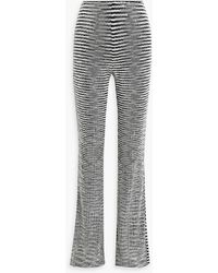 Missoni - Sequin-embellished Space-dyed Crochet-knit Flared Pants - Lyst