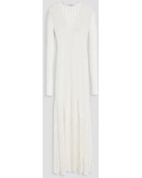 Gabriela Hearst - Maia Open-knit Silk Maxi Dress - Lyst