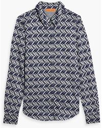 Stine Goya - Sabina Metallic Jacquard-knit Shirt - Lyst