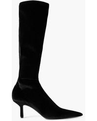 Neous - Nosa Stretch-velvet Knee Boots - Lyst