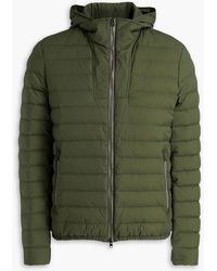 Herno - Quilted Shell Hooded Down Jacket - Lyst