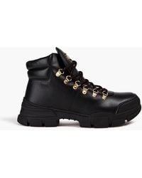 Love Moschino - Leather Hiking Boots - Lyst