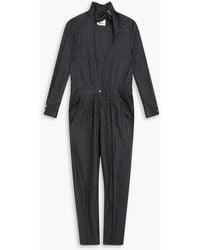 Isabel Marant - Striped Wool And Cotton-blend Tweed Jumpsuit - Lyst
