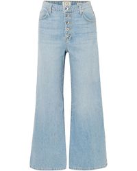 Eve Denim - Charlotte Cropped High-rise Wide-leg Jeans - Lyst