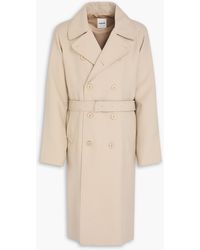 Sandro - Belted Twill Trench Coat - Lyst
