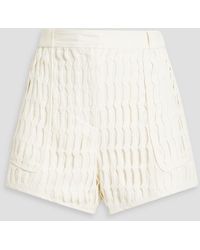 Jonathan Simkhai - Naara Crocheted Cotton Shorts - Lyst