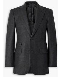 dunhill - Prince Of Wales Checked Wool Suit Jacket - Lyst
