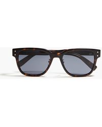 Dunhill - Tortoiseshell-print Acetate Square-frame Sunglasses - Lyst