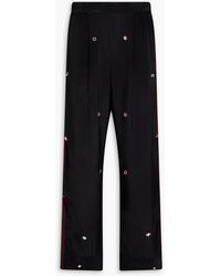 FARM Rio - Verzierte hose mit geradem bein aus crêpe de chine - Lyst