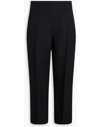 Roland Mouret - Wool And Silk-blend Tapered Pants - Lyst