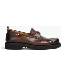 Bally - Nolam Leather Loafers - Lyst