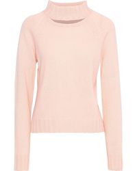 Equipment - Abel Cutout Wool And Cashmere-blend Turtleneck Sweater - Lyst