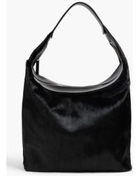 Loulou de Saison - Mencia Calf Hair And Leather Shoulder Bag - Lyst