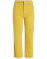 Baum und Pferdgarten - Needra Cropped High-rise Straight-leg Jeans - Lyst