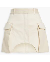 Dion Lee Denim Off-white Cargo Mini Skirt in Natural (Brown) | Lyst ...