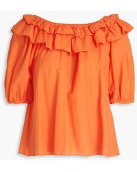 Ba&sh - Tiered Cotton Blouse - Lyst