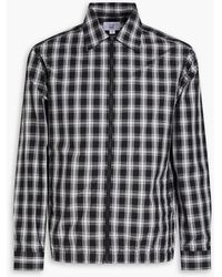 dunhill - Checked Cotton-poplin Shirt - Lyst