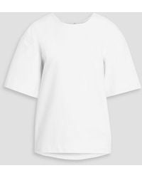 Jonathan Simkhai - Aude Cotton-Blend Poplin Top - Lyst