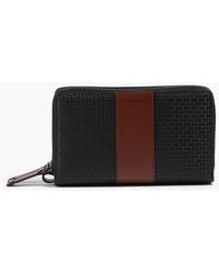 Serapian - Embossed Coated-canvas Travel Wallet - Lyst
