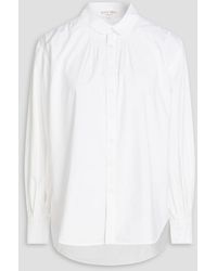 Alex Mill - Kit Pintucked Cotton-poplin Shirt - Lyst