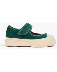 Marni - Pablo Calf Hair Platform Sneakers - Lyst