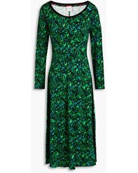 Paul Smith - Printed Jersey Midi Dress - Lyst