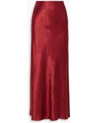 Vince - Crinkled-satin Maxi Skirt - Lyst